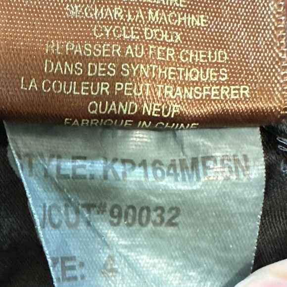 Kut From the Kloth Raw Hem Dark Wash Skinny Jean Sz 4 - Picture 4 of 10